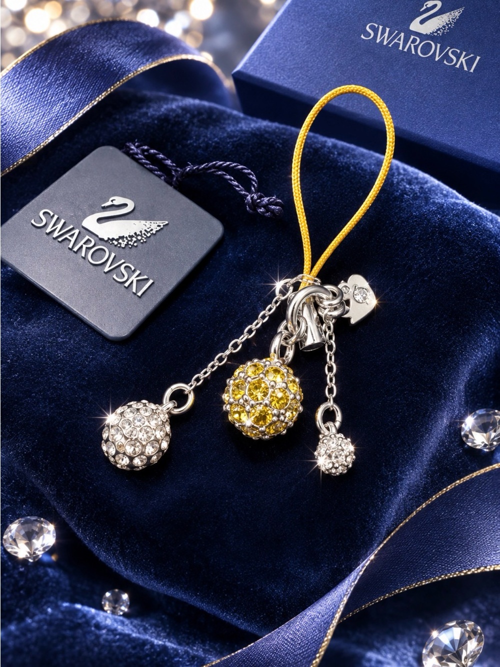 NWT Swarovski Mobile Charm Crystal